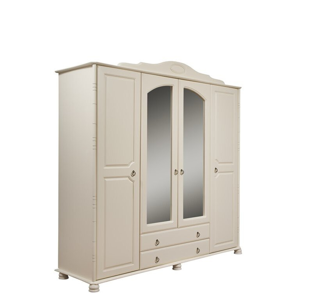 Шкаф для одежды, 207,5x204x60, Айно 4-створчатый