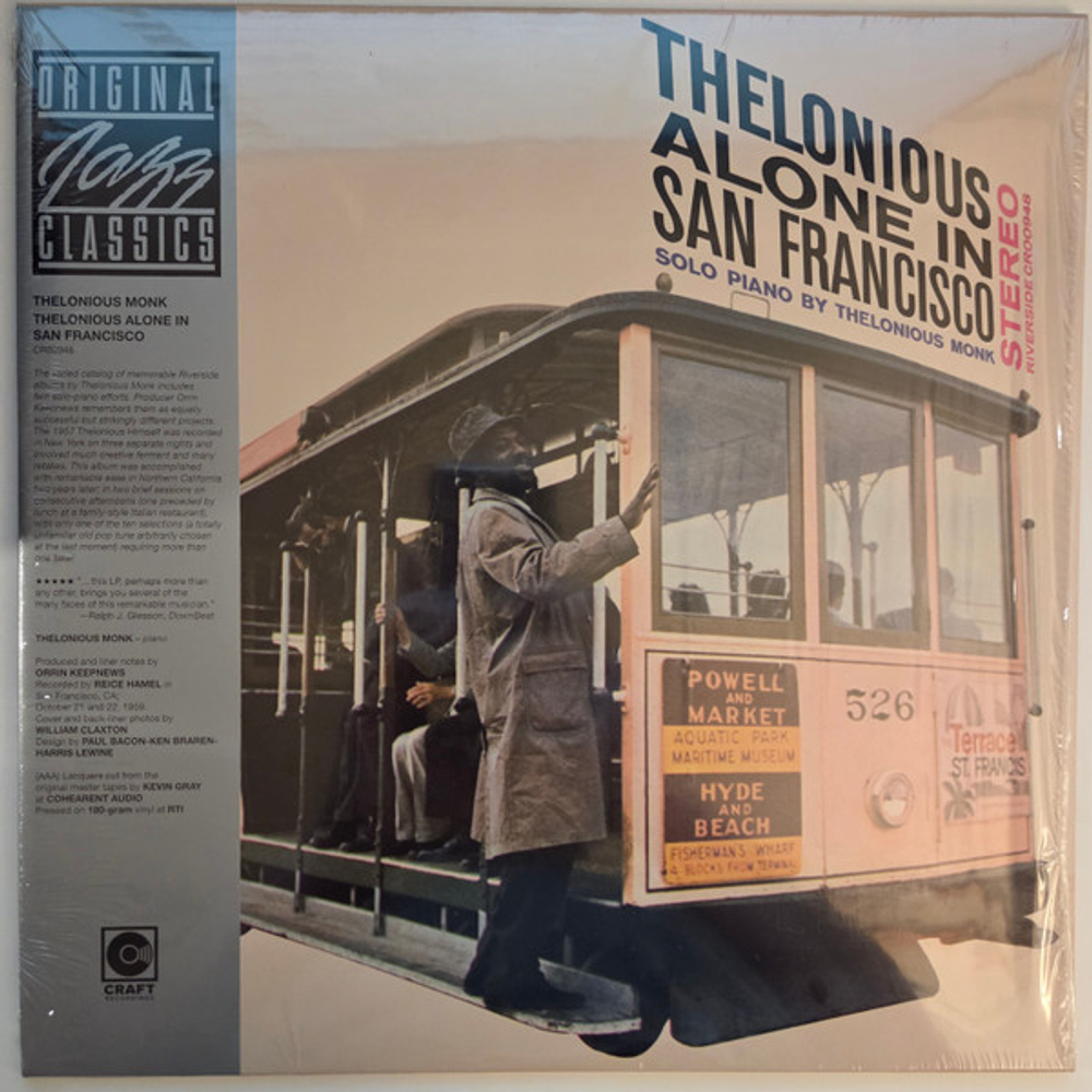 Thelonious Monk - Thelonious Alone In San Francisco - USA, Craft