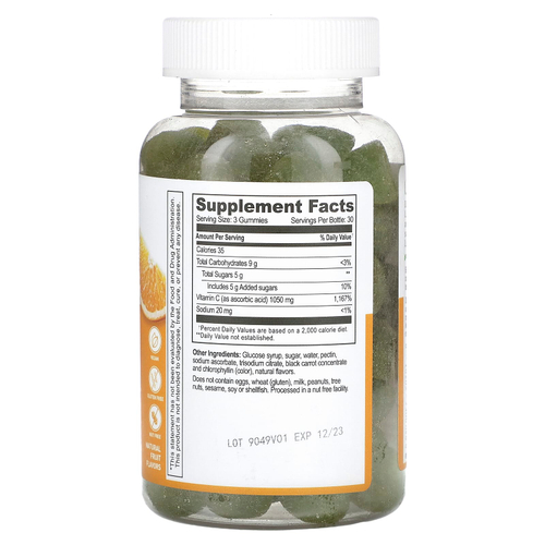 Lifeable, жевательные таблетки с максимальным весом витамина C, со вкусом натуральных фруктов, 90 жевательных таблеток (350 мг в 1 жевательной таблетке)