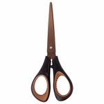 Ножницы BRAUBERG "Heavy Duty", 165 мм, суперпрочные, титановое покрытие, 2-х сторонняя заточка, 236789