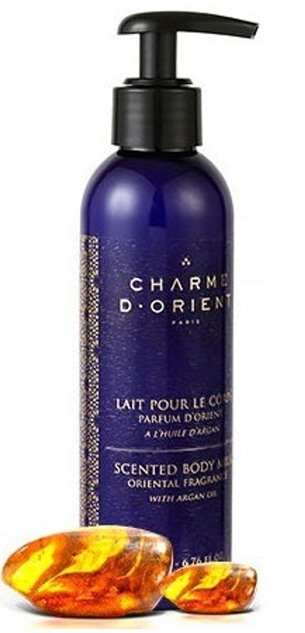 CHARME D'ORIENT Молочко для тела с янтарным ароматом Lait pour le corps parfum Ambre/Scented body milk Am (Шарм ди Ориент) 195 мл