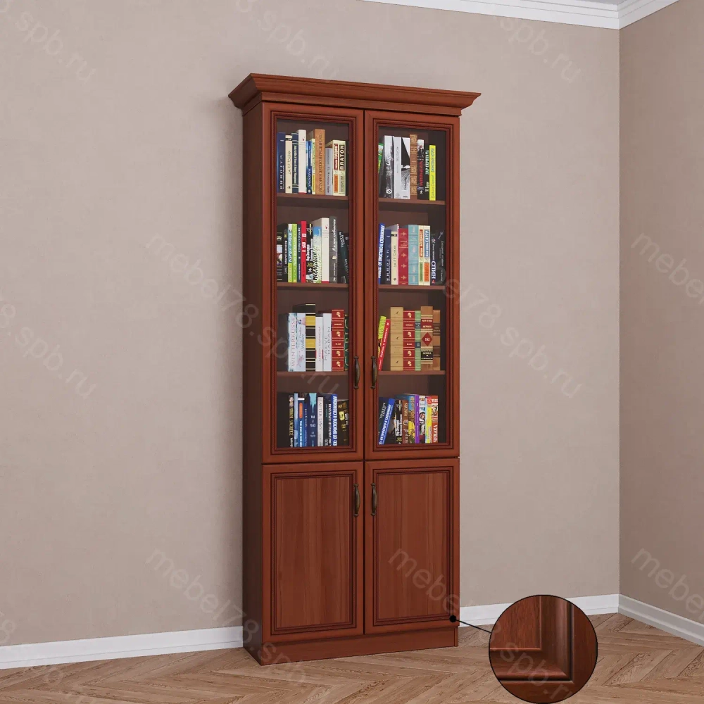 Шкаф книжный 2/3
