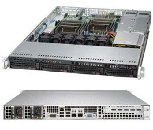Корпус серверный 1U Supermicro CSE-815TQC-R706CB