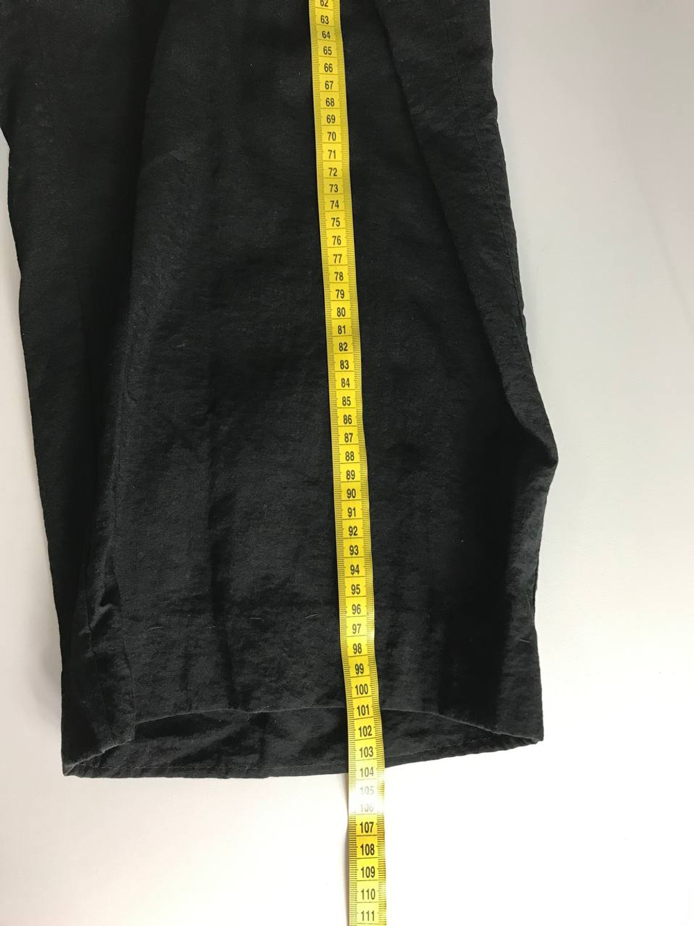 Брюки из жатой ткани, визуально на 60 размер