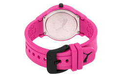 PUMA Wrist Watch Quartz Movement Rubber Strap Pink Watch Dial Women"s Watch