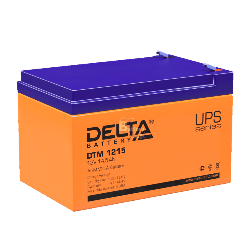 Аккумулятор Delta DTM 1215 (AGM)