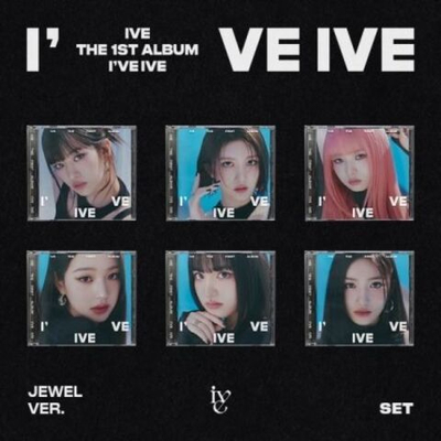 Альбом IVE - I'VE IVE 1st Album JEWEL CASE 6 Version SET