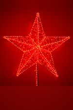 Макушка - звезда на елку «Кремлевская» красная