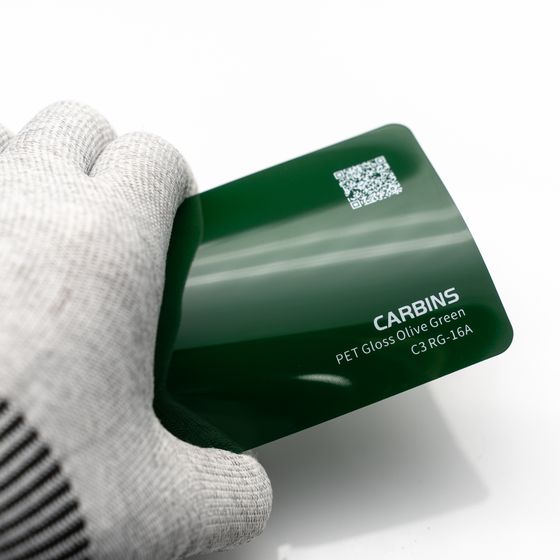 Веер образцов виниловой цветной пленки Carbins