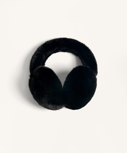 Oysho Наушники из искусственной шерсти, черный