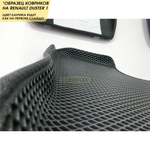 Коврики EVA для Renault Duster 1 поколение (01.2010 - 05.2015) - Комплект в салон - 3D С бортиками - Черный - Черный кант