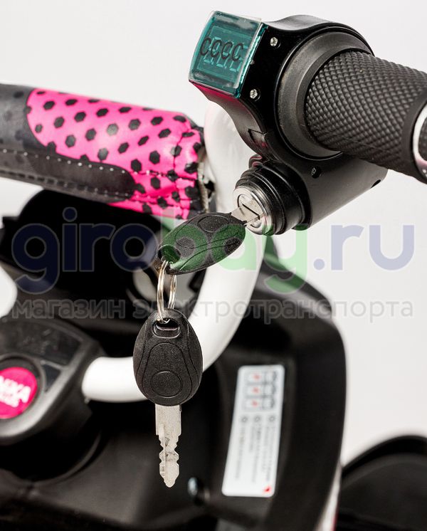 Детский электроснегокат BARS Arctic - Розовый