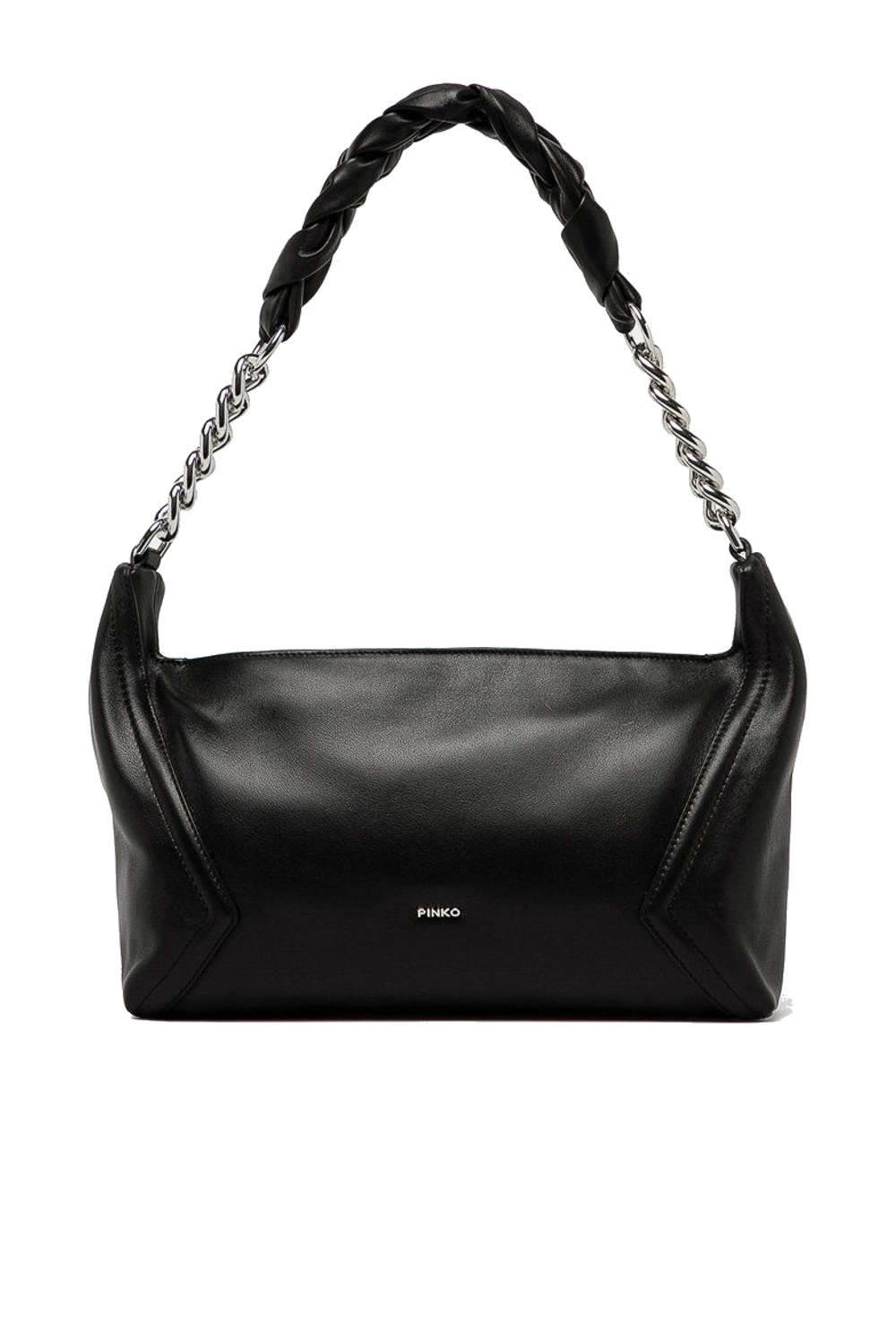 MEDIUM HOBO SOFT KNOT - black