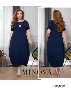 Платье 609-синий Minova