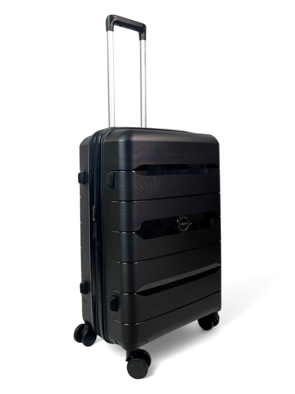 Средний чемодан Mironpan 23102, Черный, M+