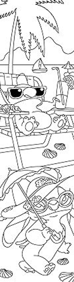 Hachette/ раскраска по номерам/ Disney Stitch