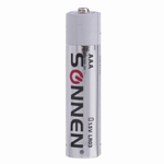 Батарейки комплект 2 шт. SONNEN Alkaline AAA (LR03 24А) алкалиновые мизинчиковые блистер (24 штуки в упаковке)