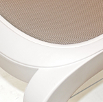 Шезлонг-лежак пластиковый Nardi Omega, белый, тортора