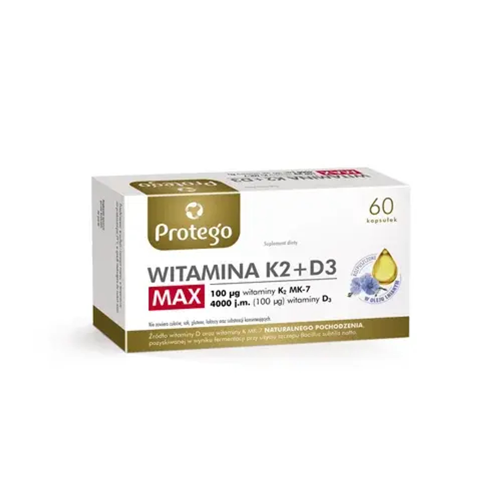 Protego Vitamin K2+D3 MAX - 60 капсул
