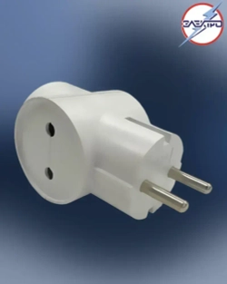 Тройник без заземления 10А Электро