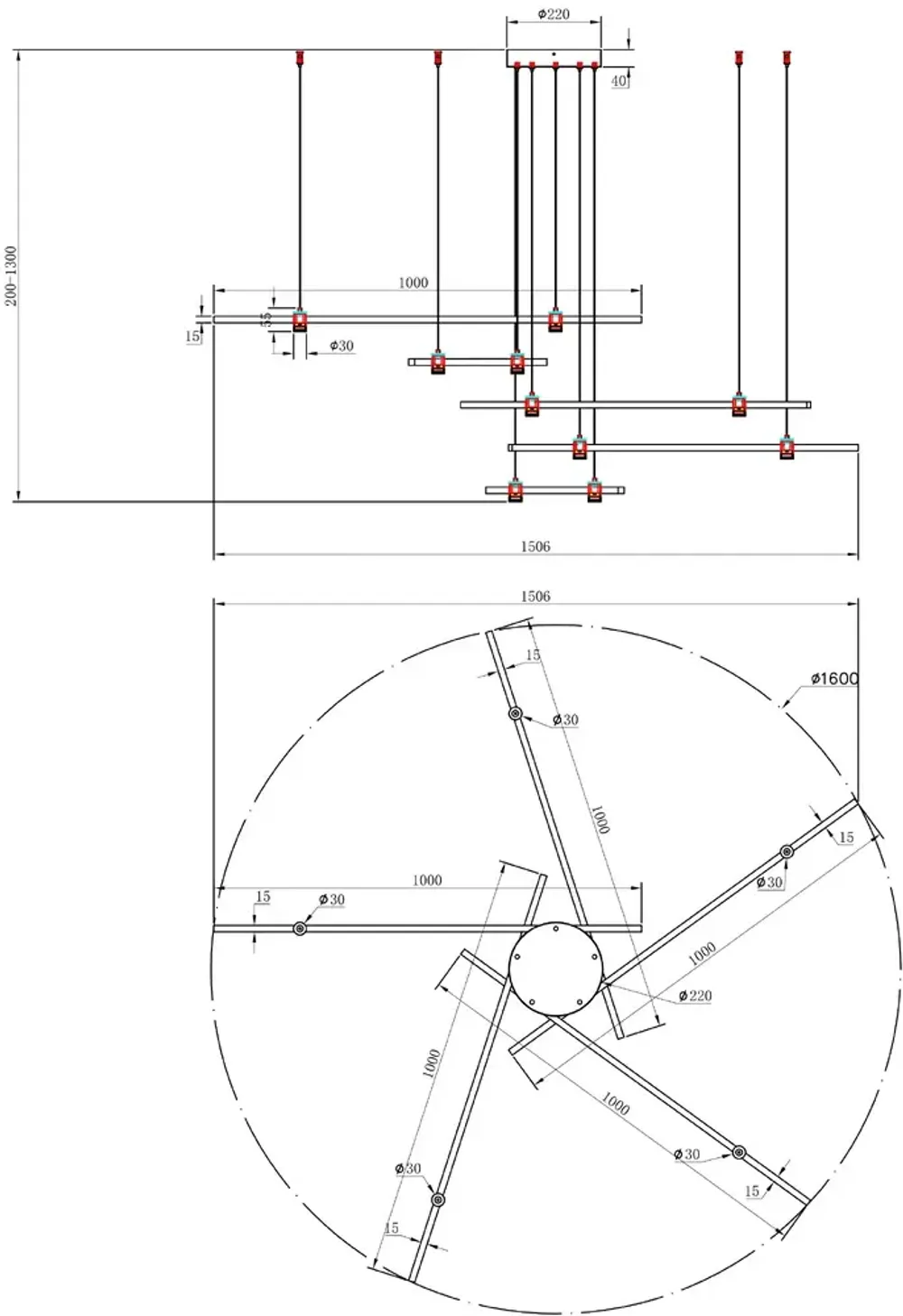 Подвесная люстра Arte Lamp