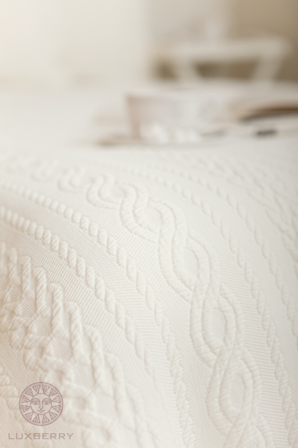 Наволочка декоративная 50х70 Luxberry Зефир экрю Португалия фото