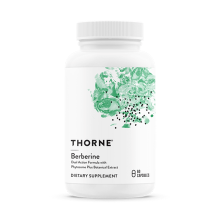 Thorne Research, Берберин, Berberine, 60 капсул