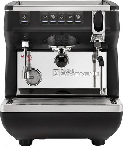 Кофемашина Nuova Simonelli Appia Life 1Gr V черная, высокая группа, автомат