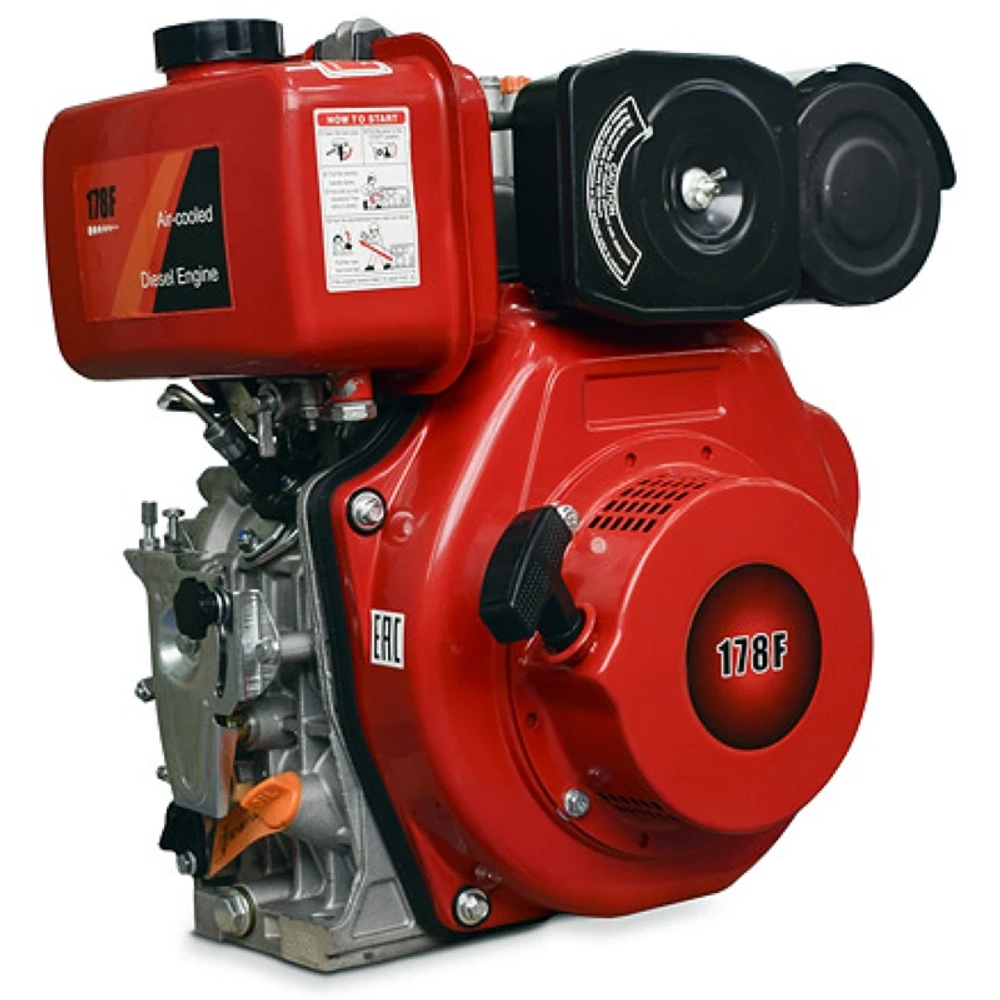 REDVOLT 178FE (Q-тип) дизельный двигатель (эл.запуск) 178F-Q-E
