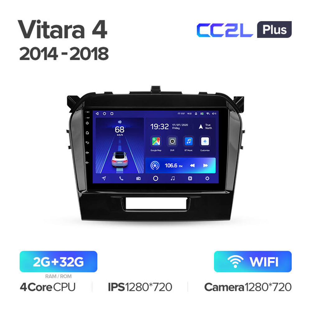 Teyes CC2L Plus 9" для Suzuki Vitara 2014-2018