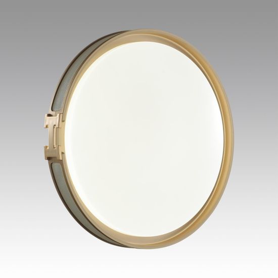 7654/DL COLOR SN 132 Светильник пластик/белый/серый/золотой LED 48Вт 4000К D405 IP43 FAVEMO GREY