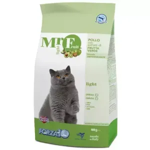 Forza  10 Сухой корм для полных кошек Mr. Fruit LIGHT Verde с курицей, свининой, рыбой