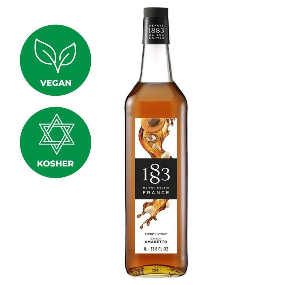Сироп Амаретто 1л 1883 Maison Routin