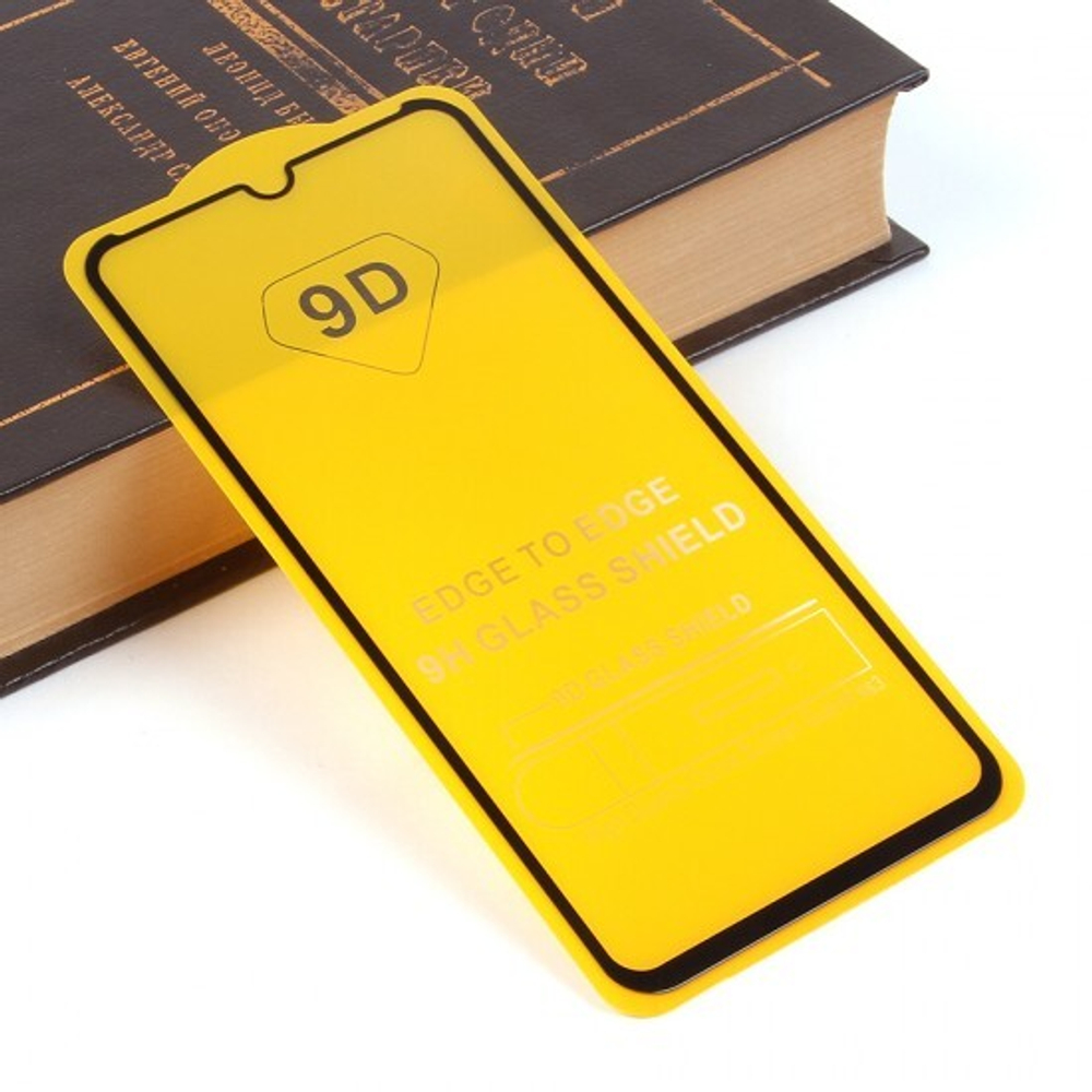 Защитное стекло Full Glue для Xiaomi Mi CC9 на полный экран, 010630 Черный