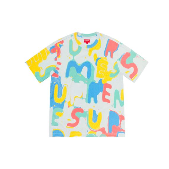 Supreme SS20 Week 14 Painted Logo S/S Top Logo T