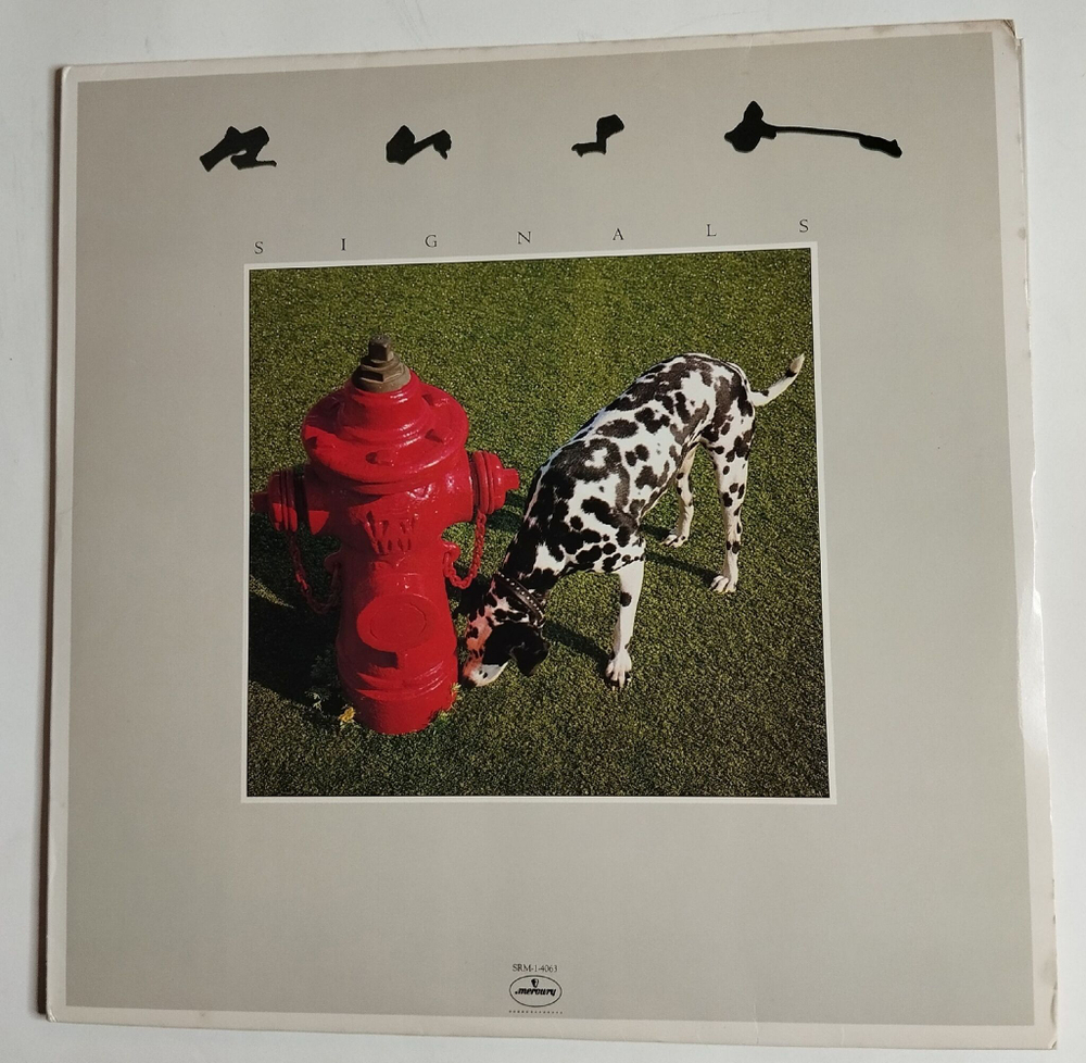 Винтажная виниловая пластинка LP Rush Signals (USA 1982)