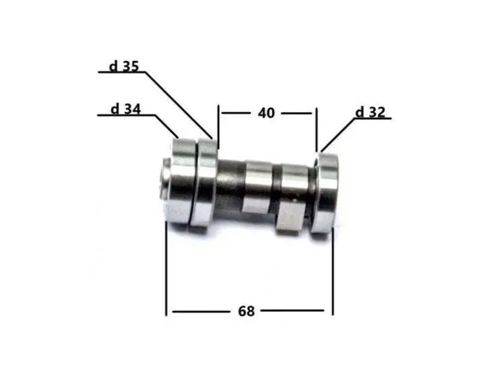 Распредвал 154FMI/154FMI-2 (S125)(54*54) 125см3 ZS