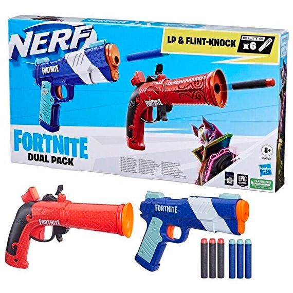 Nerf Fortnite Dual Pack LP &amp; Flint-Knock