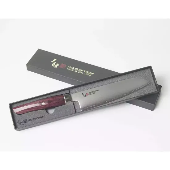 Нож кухонный Zanmai Revolution Santoku 180 мм. ZRR-1203G