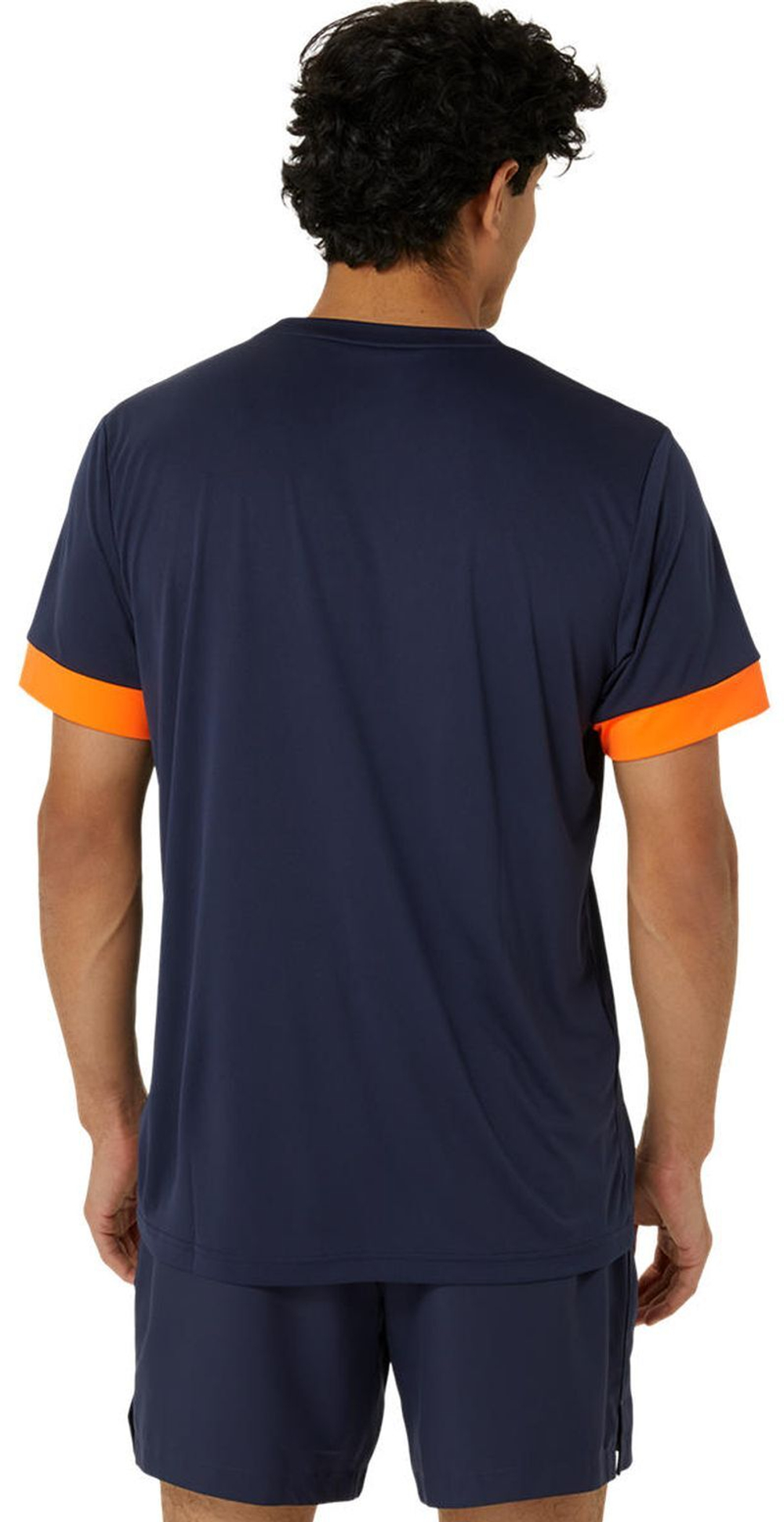 Мужская теннисная футболка Asics Court Short Sleeve - небесный