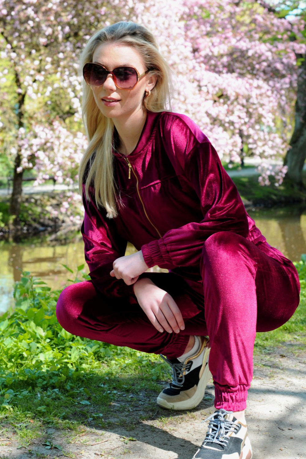 Goldenia dres Wine Red Merribel