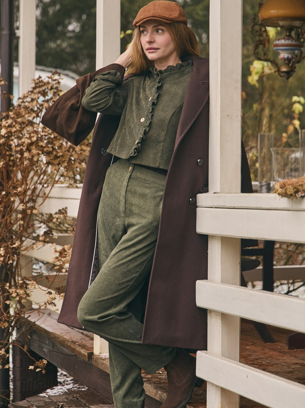 Жакет вельвет укороченный