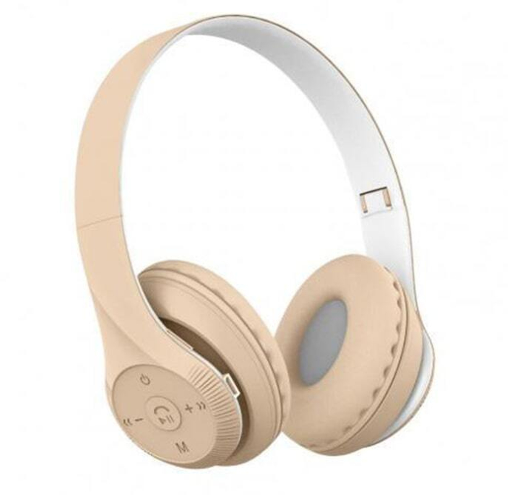 Полноразмерные Bluetooth наушники ST95 (бежевый)
