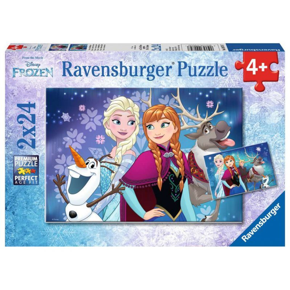 Ravensburger - Пазл Холодное сердце Аврора Бореалис Frozen Frozen Aurora Borealis 2x24 шт. 090747