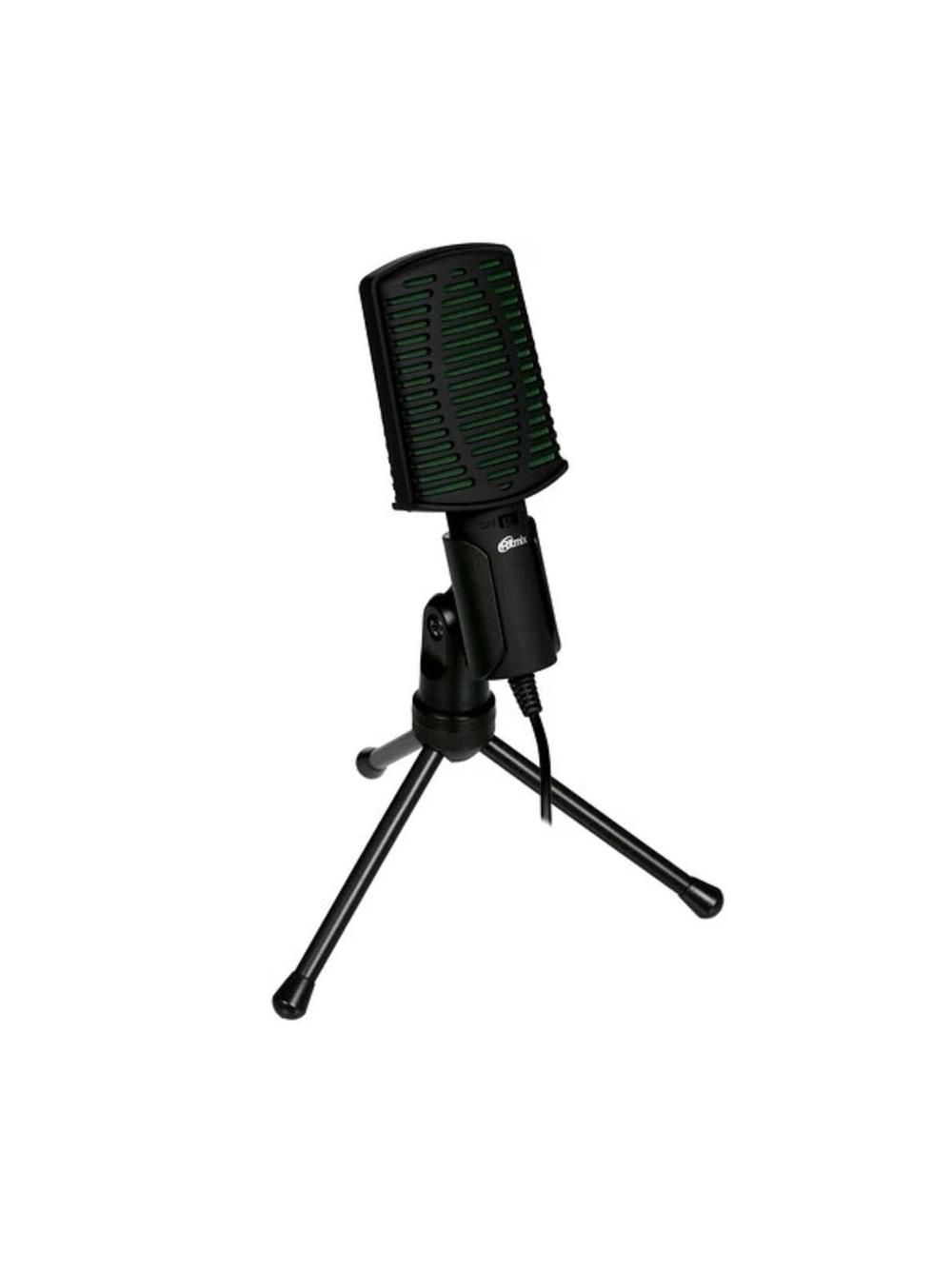 RITMIX RDM-126 PRO Black-Green {конденсаторный, всенаправленный, -30±3dB (0dB=1V / Pa на 1kHz), 50Hz-16kHz, ?2.2 k?, 3,5 мм, 1,8 м, пластик}