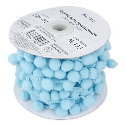 Тесьма декоративная "BLITZ" FBL-02, 21 мм , №133