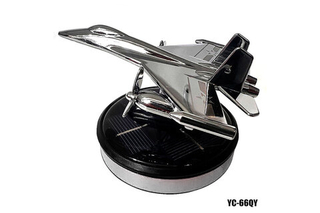 Ароматизатор-игрушка -на торпеду- Самолет-Истребитель - солн батар (жидк)- YC-66QY Qingyang