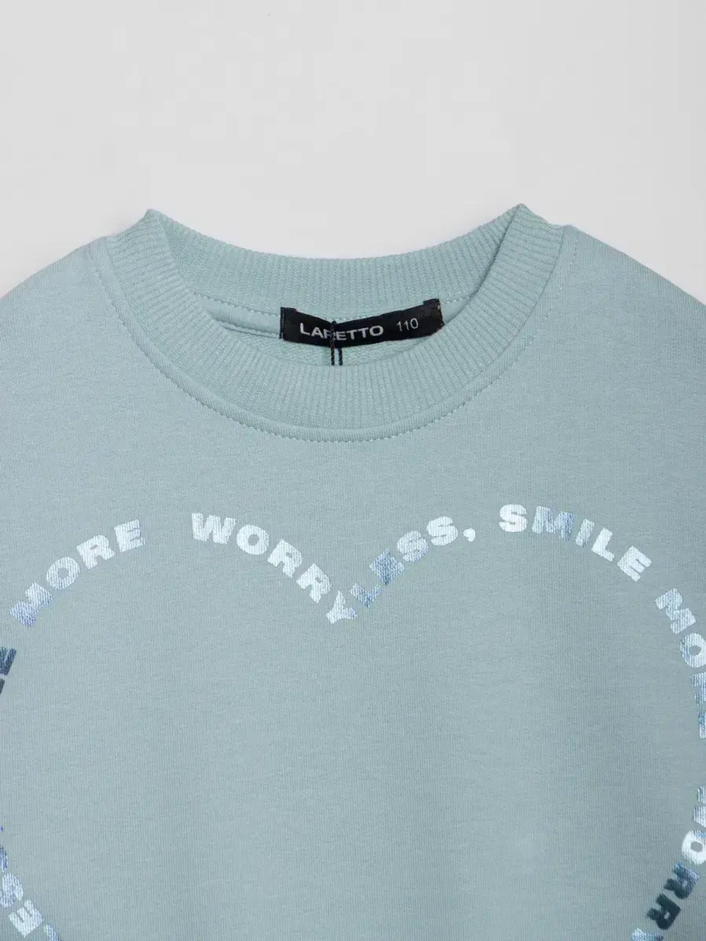 Свитшот для девочки, голубой