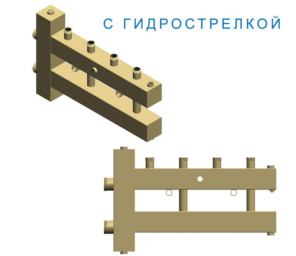 Коллектор котельной разводки