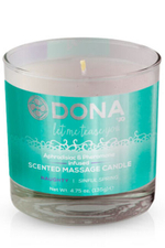 Массажная свеча Dona Scented Massage Candle Naughty Aroma Sinful Spring 135 г (Цвет: белый)